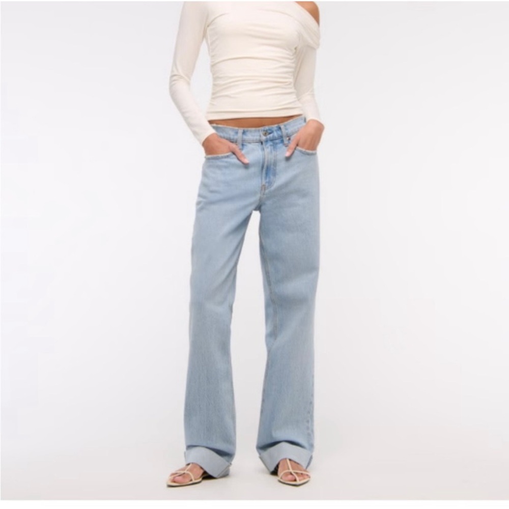 Abercrombie & Fitch Light Blue Flare Jeans